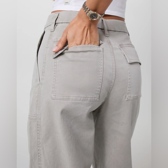 VUORI Anza Twill Pant in Talc - Picture 5 of 11